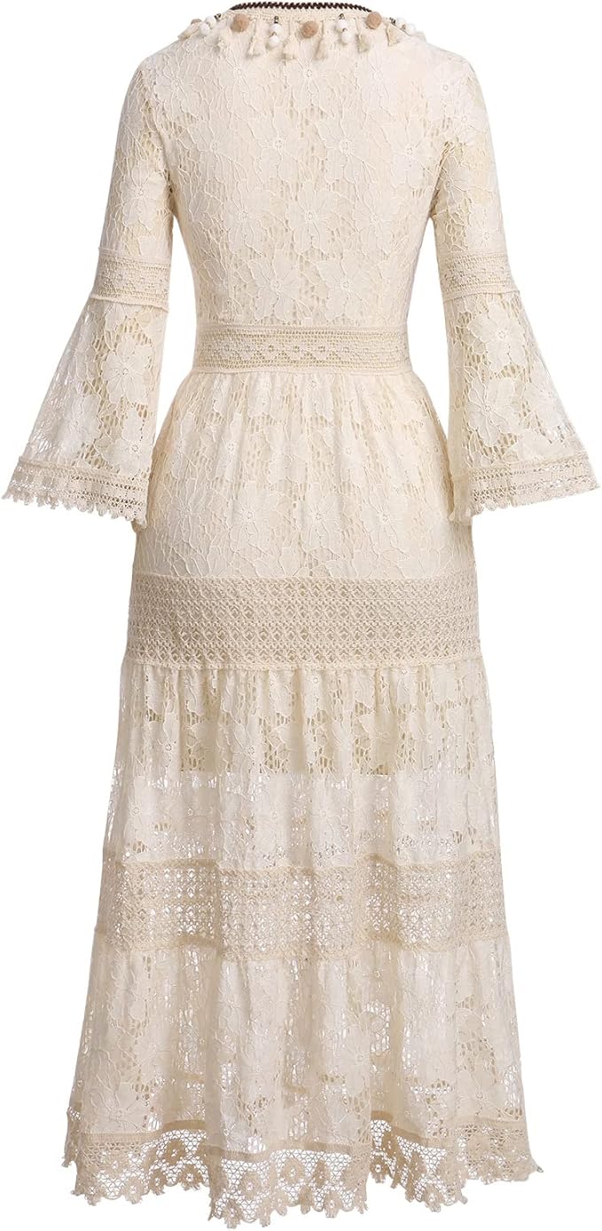 Amary - Robe en Dentelle Boho