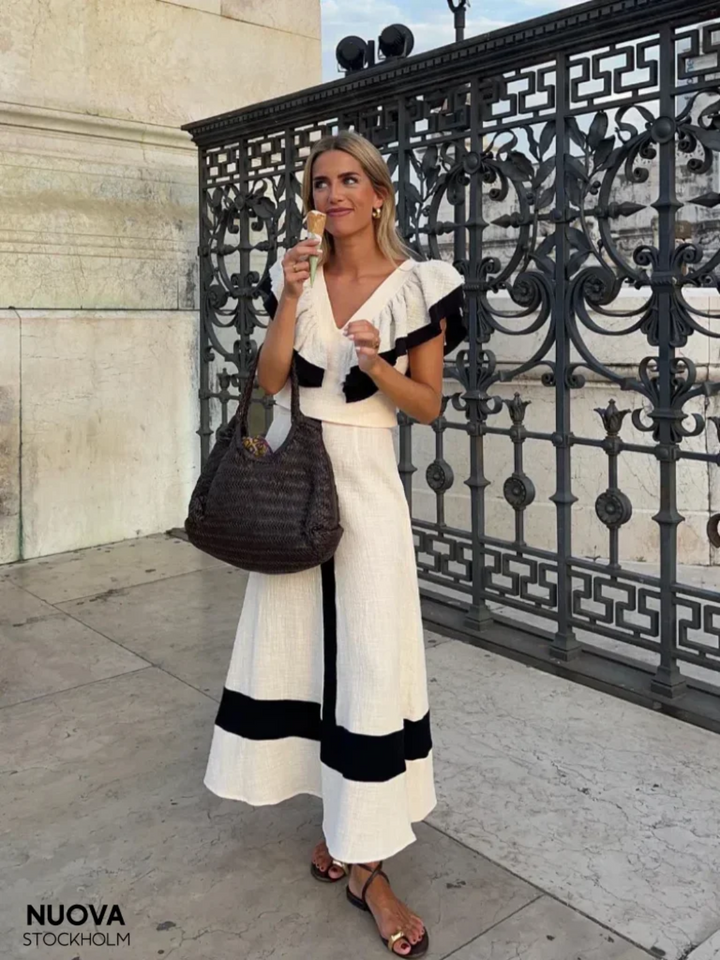 Maya - Ensemble Élégant en Deux Pièces