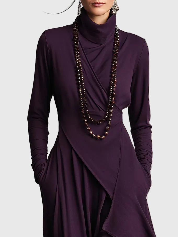 Violet | Robe Maxi Plissée