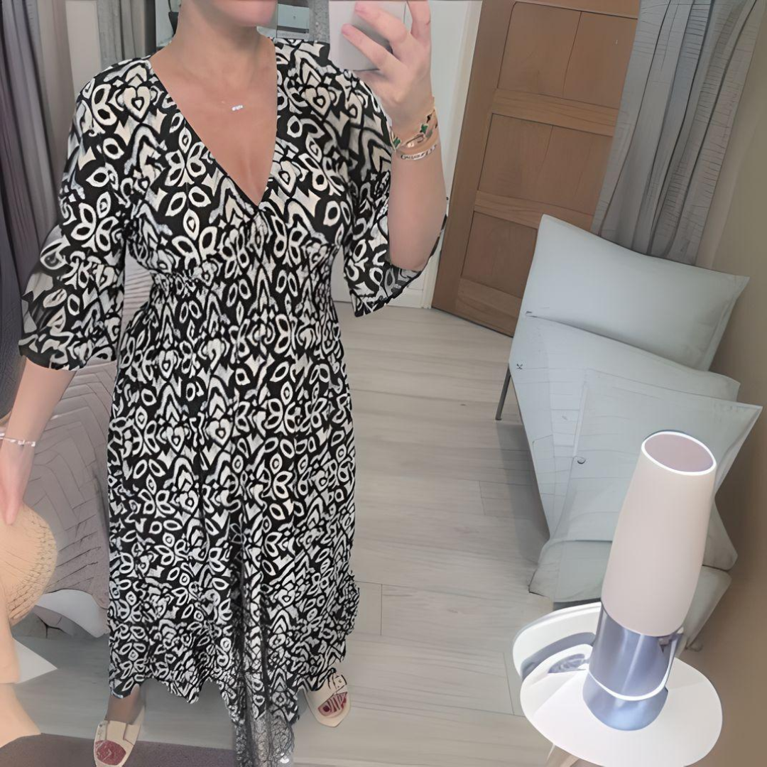 Lillia - Robe Imprimée Boho