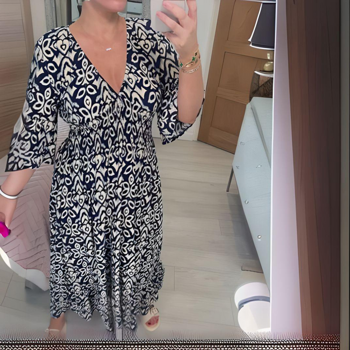 Lillia - Robe Imprimée Boho